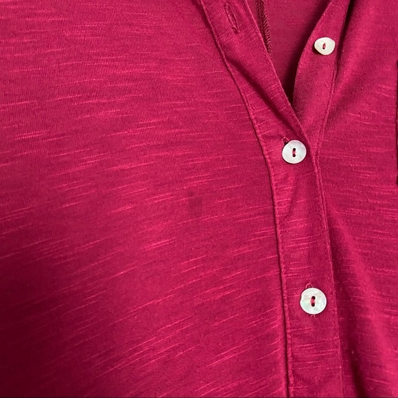 French Laundry button down tunic top pink small - Picture 6 of 8